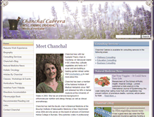 Tablet Screenshot of chanchalcabrera.com